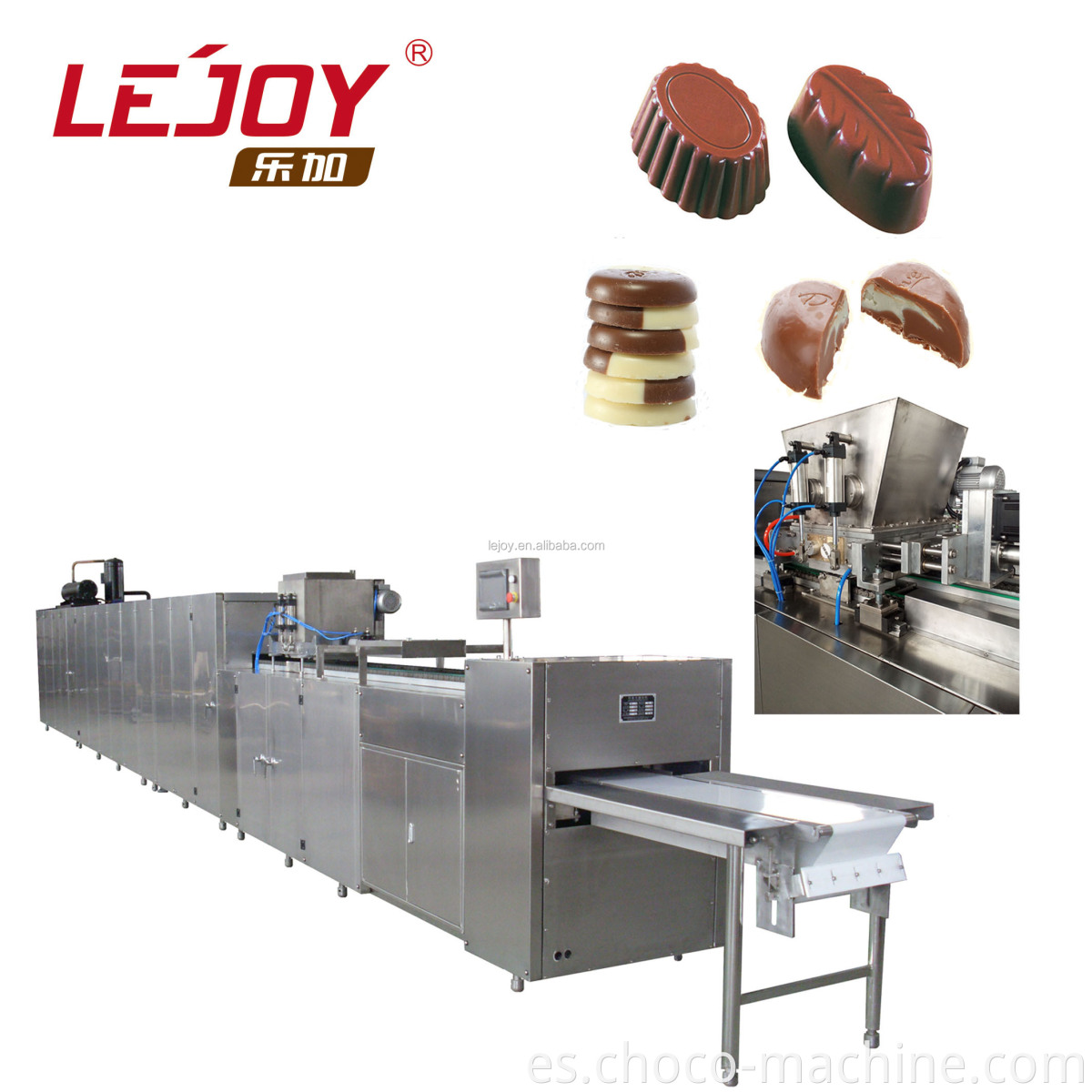 Qjj175 máquina de fabricación de chocolate